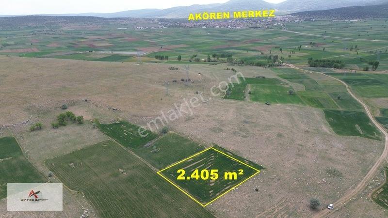 Akören Orhaniye Mahallesinde 2.405 M² Müstakil Tapulu Tarla — fotoğraf 3
