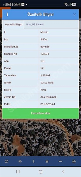 Savaş Emlak'tan Satılık Silifke,bayındırda 2694 M2 — fotoğraf 2