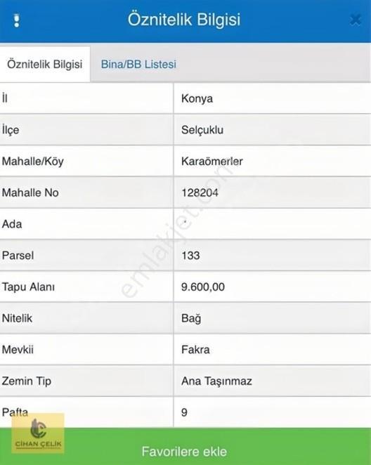 Selçuklu Karaömerler'de Yatırımlık 2.400m2 Hisse — fotoğraf 3