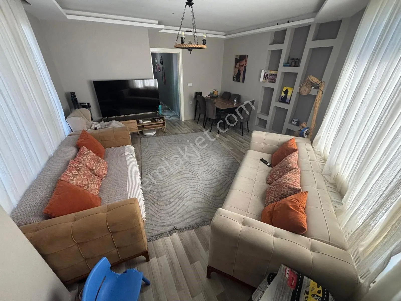 Yükselden İkizçay'da Ayrı Mutfaklı Öncephe Cam Balkonlu 2+1daire — fotoğraf 2