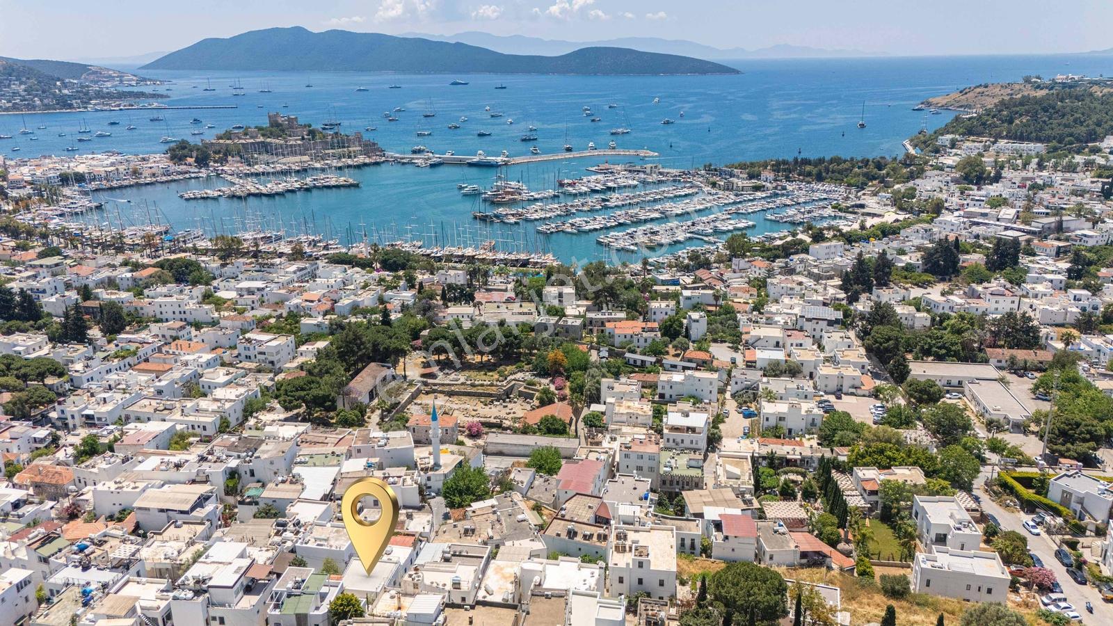 Marina Ve Kale Manzaralı Yenilenmiş Otantik Bodrum Taş Evi — fotoğraf 31