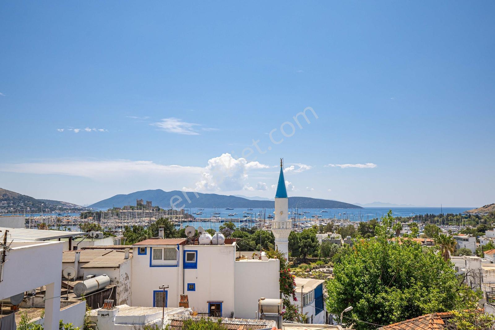 Marina Ve Kale Manzaralı Yenilenmiş Otantik Bodrum Taş Evi — fotoğraf 36