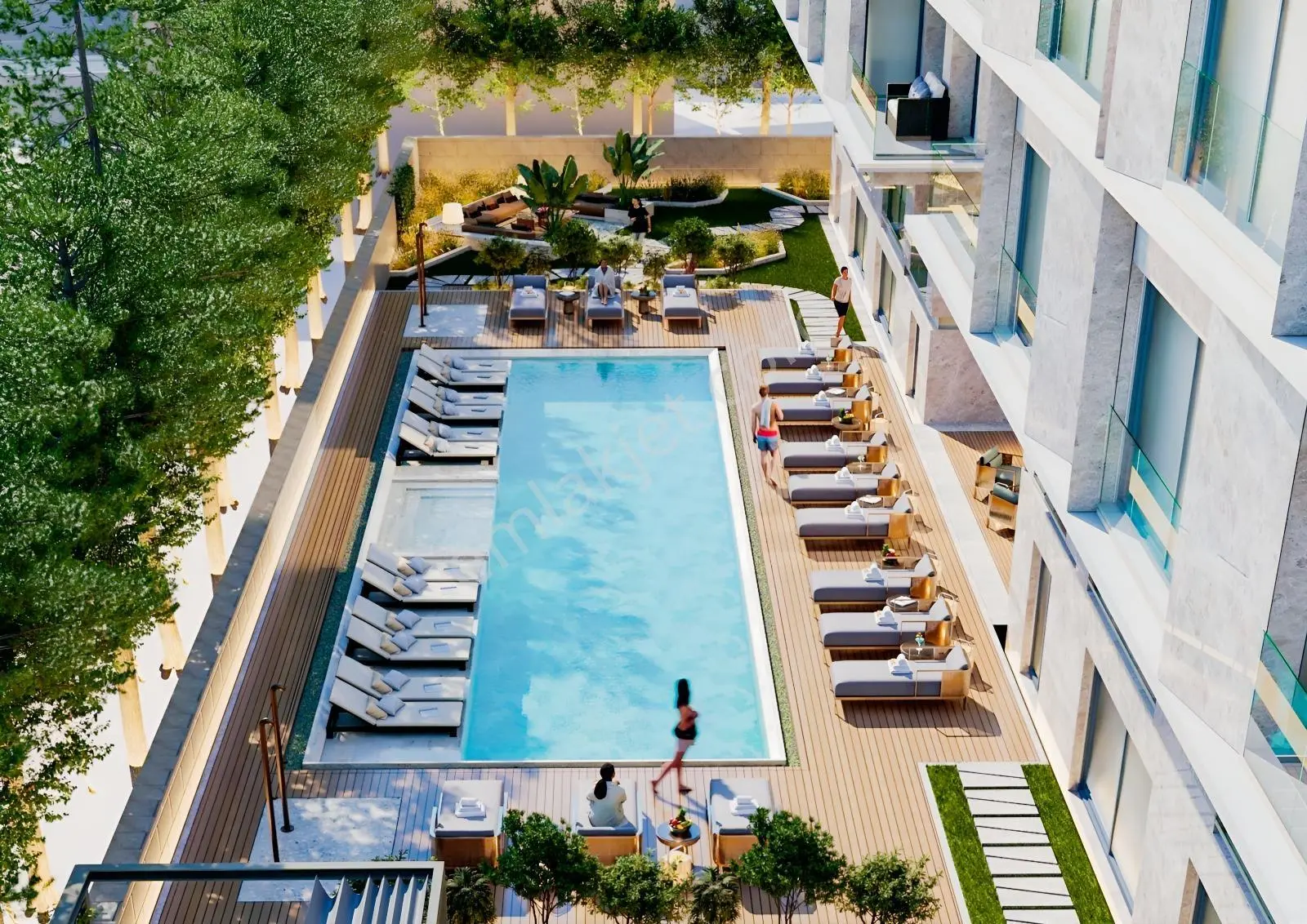Suadiye Sahilde Az Katlı Butik Sitede 220 M2 Net Sıfır Daire — fotoğraf 34