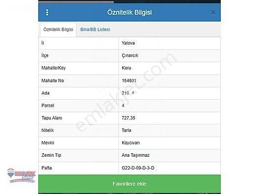 Re/max Şehir'den Çınarcık Koru'da Konut İmarlı Arsa — fotoğraf 3