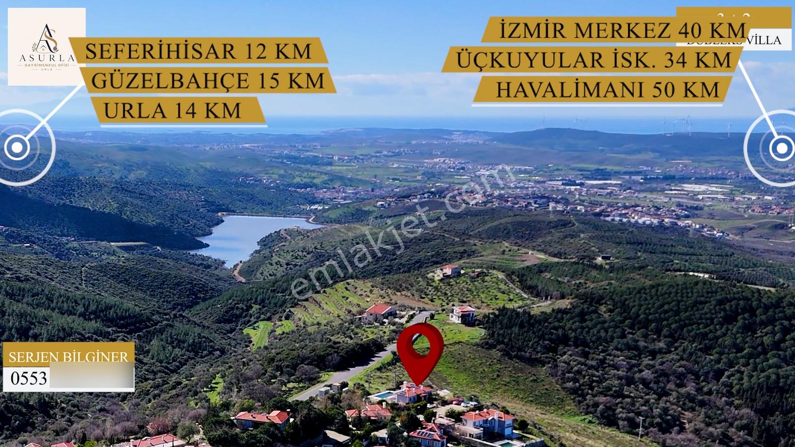 Urla Bademlerde 1.500 M² İçinde Eşsiz Doğa Ve Deniz Man. Villa — fotoğraf 4