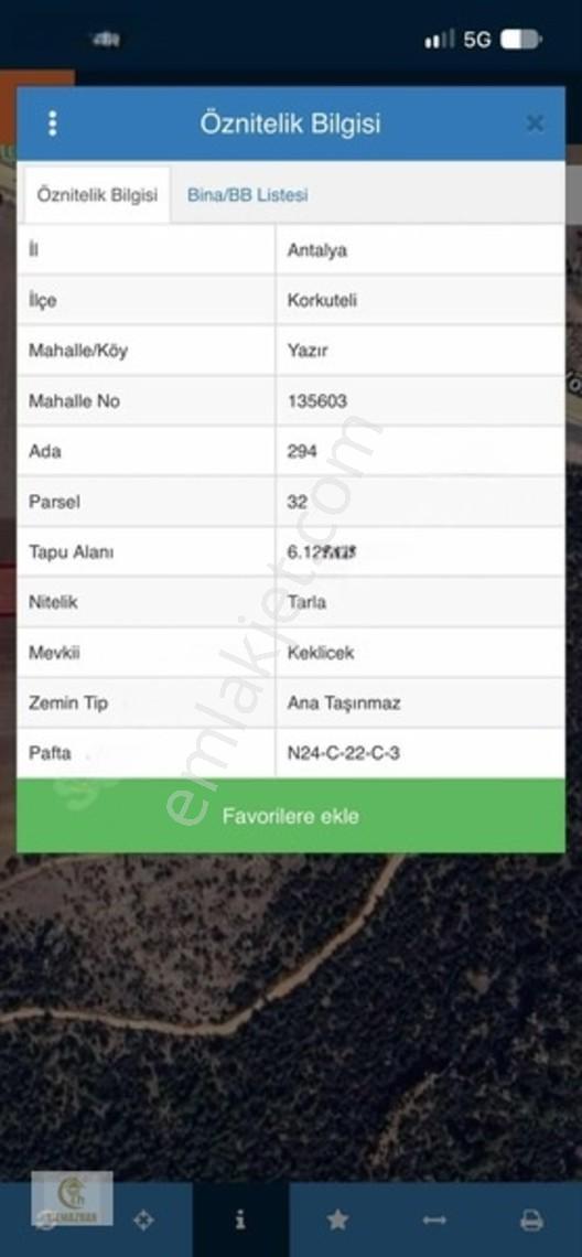 Yazırda Muhteşem Konumda 6.129M2 Satılık Tek Tapu Tarla