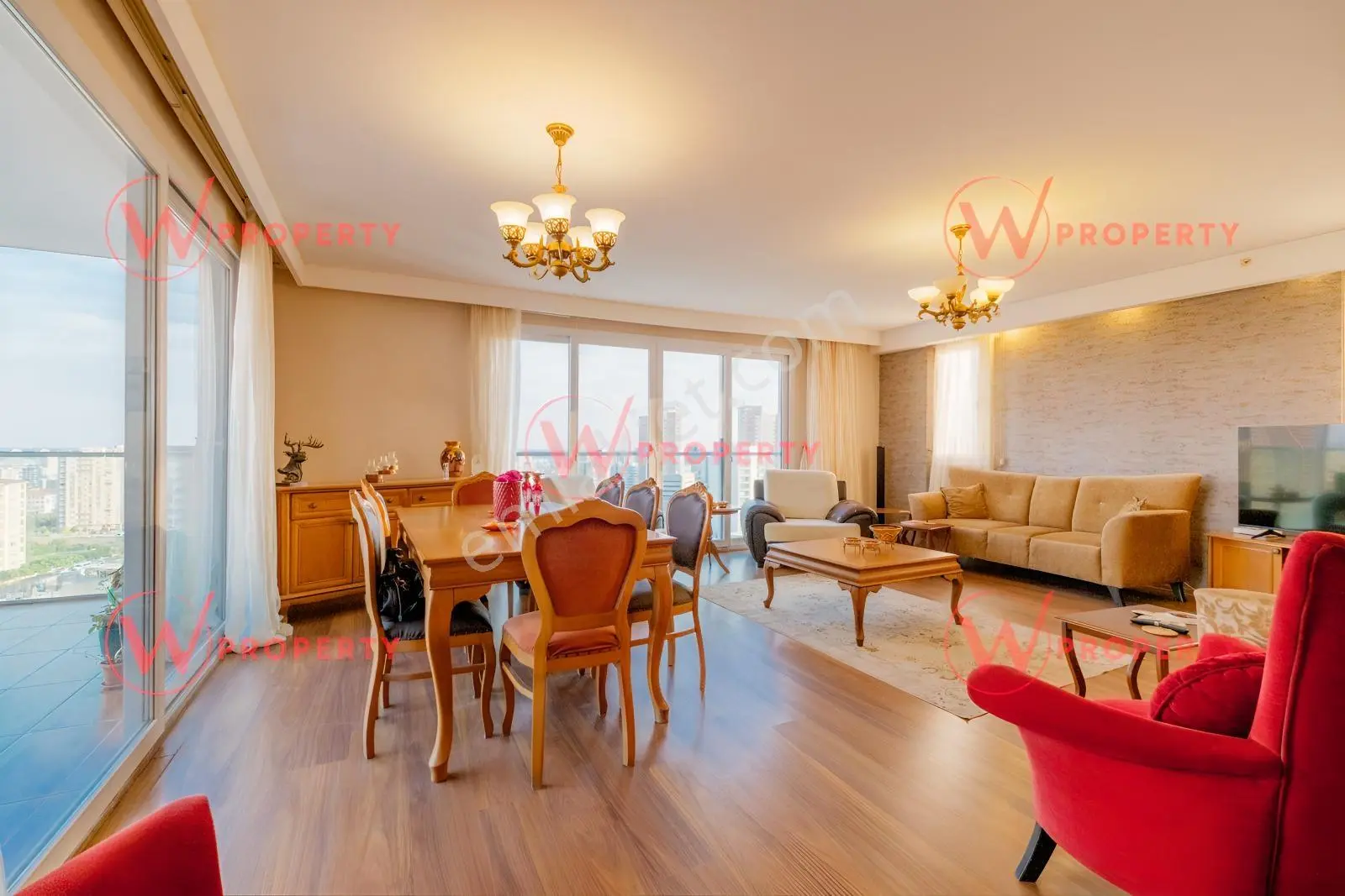 W Property Fuatmorel'de Deniz Manzaralı Kapalı Garajlı 4+1 — fotoğraf 2
