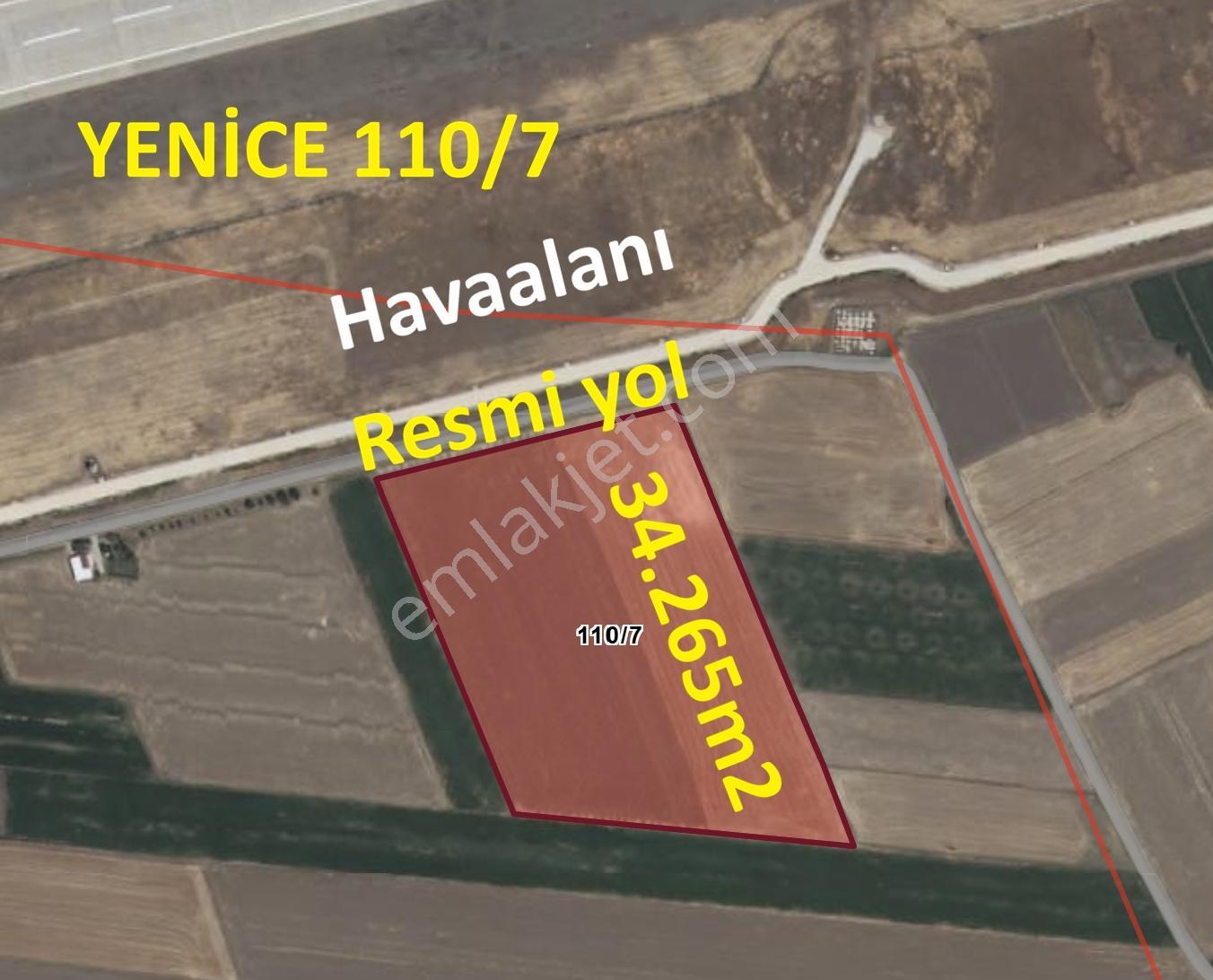 *nova* Yenice'de Havaalanına Sıfır 34.265m2 Fırsat Tarla! — fotoğraf 5