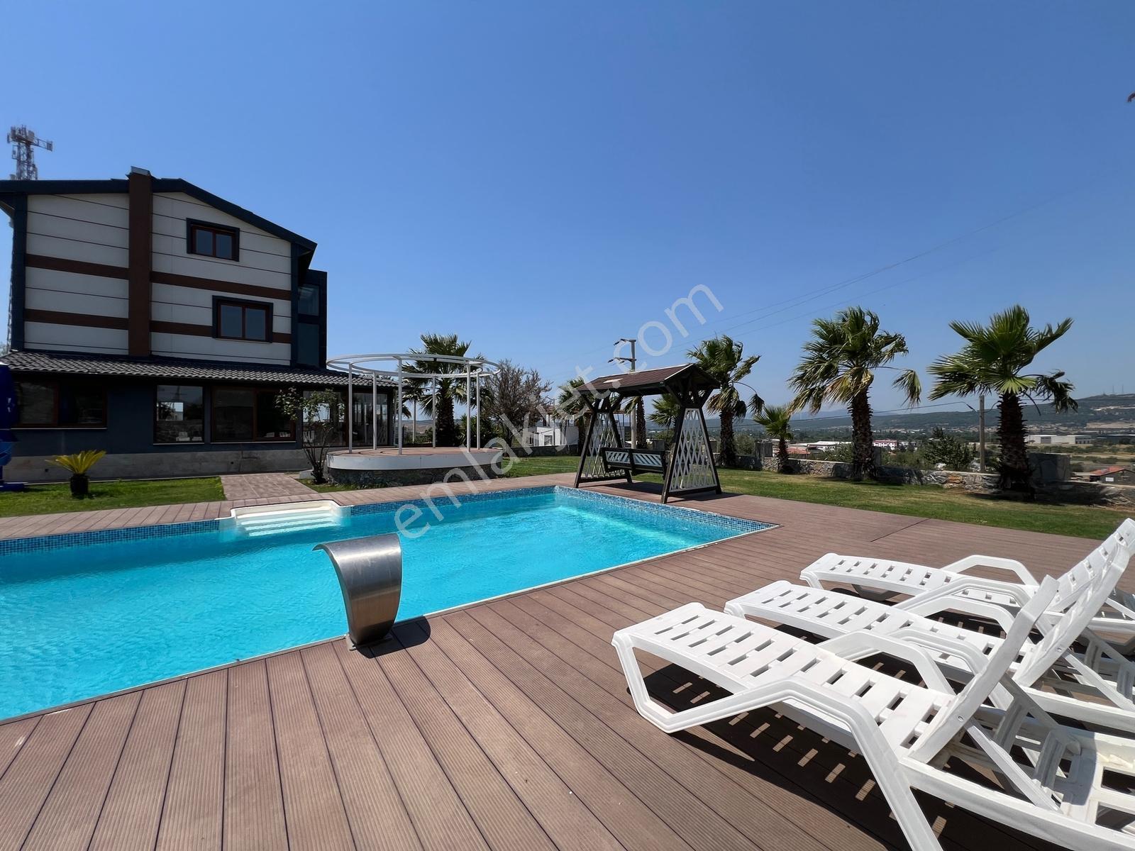 Seferihisar Ulamış'ta Satılık Müstakil Havuzlu Villa Ve Arsa — fotoğraf 5