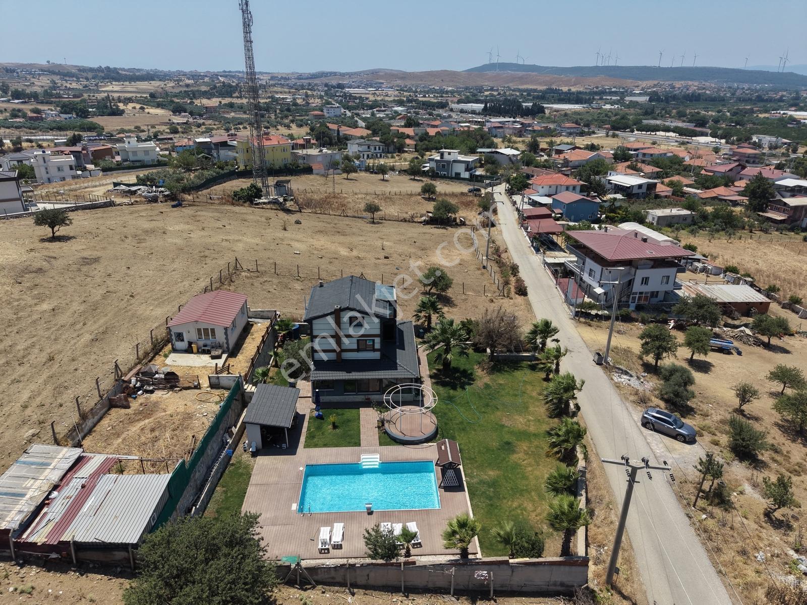 Seferihisar Ulamış'ta Satılık Müstakil Havuzlu Villa Ve Arsa — fotoğraf 6