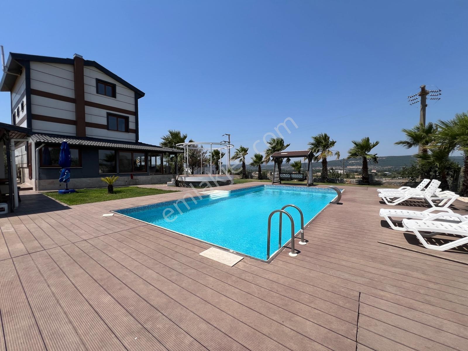 Seferihisar Ulamış'ta Satılık Müstakil Havuzlu Villa Ve Arsa — fotoğraf 7