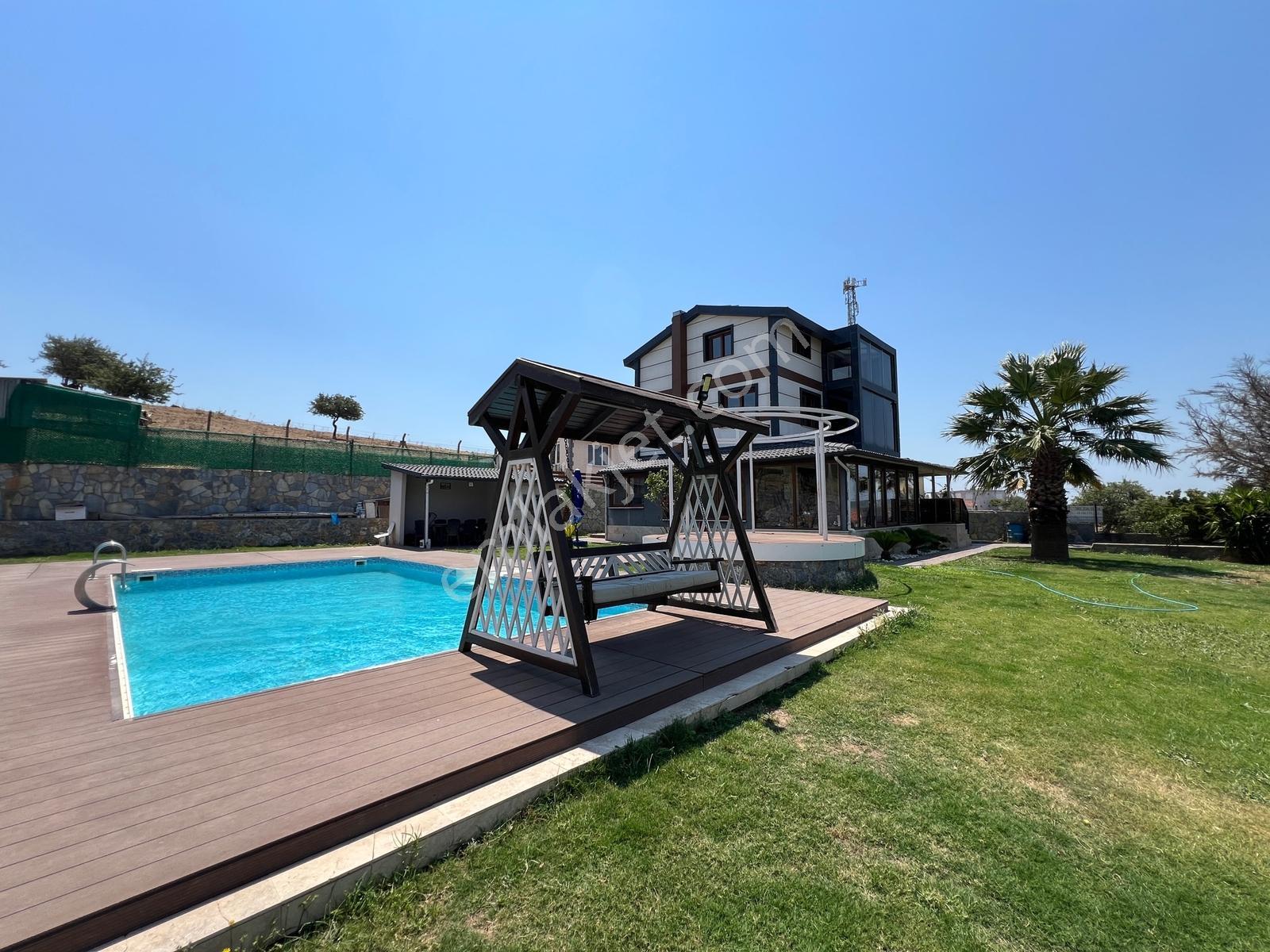 Seferihisar Ulamış'ta Satılık Müstakil Havuzlu Villa Ve Arsa — fotoğraf 9