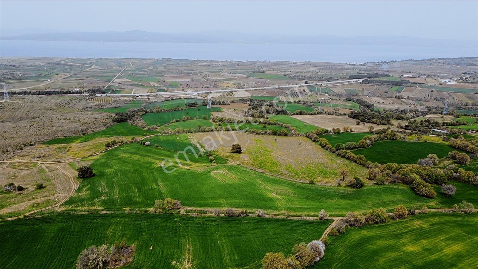 Çanakkale Musaköyde Panaromik Boğaz Ve Köprü Manzaralı Arazi — fotoğraf 13