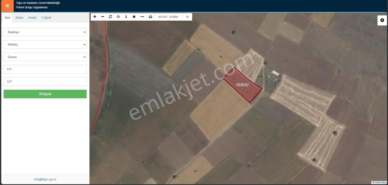 Blue Emlak'tan Tavşanlı Yolu'nda 1950 M2 Tarla — fotoğraf 2