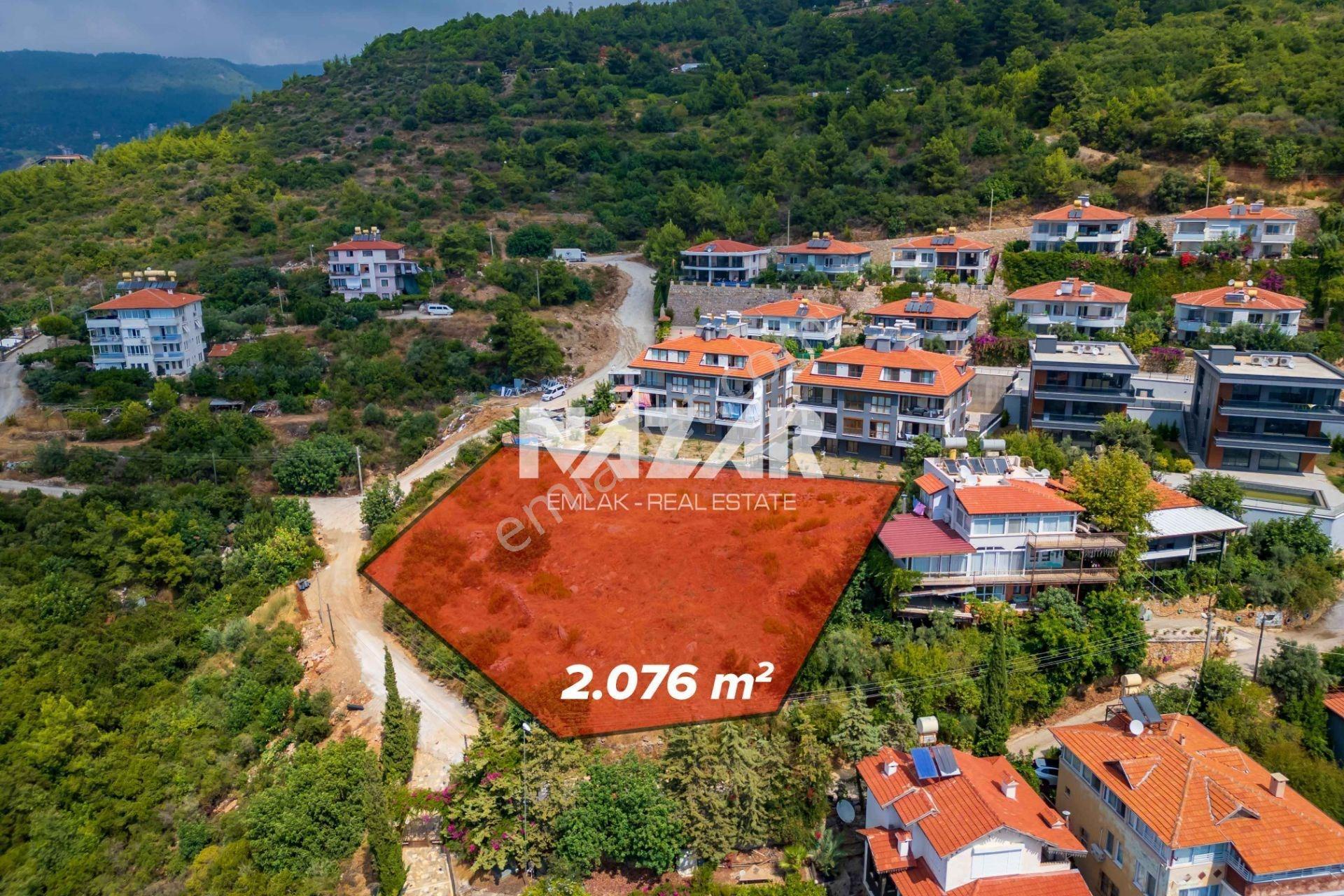 Alanya Büyükhasbahçe’de Deniz Manzaralı 2.076 M2 İmarlı Arsa — fotoğraf 5