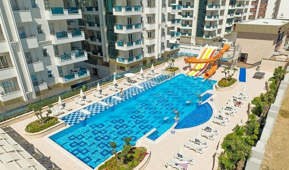 Alanya Mahmutlar Ultra Lüx Kompleks Satılık 2+1 Daire — fotoğraf 2
