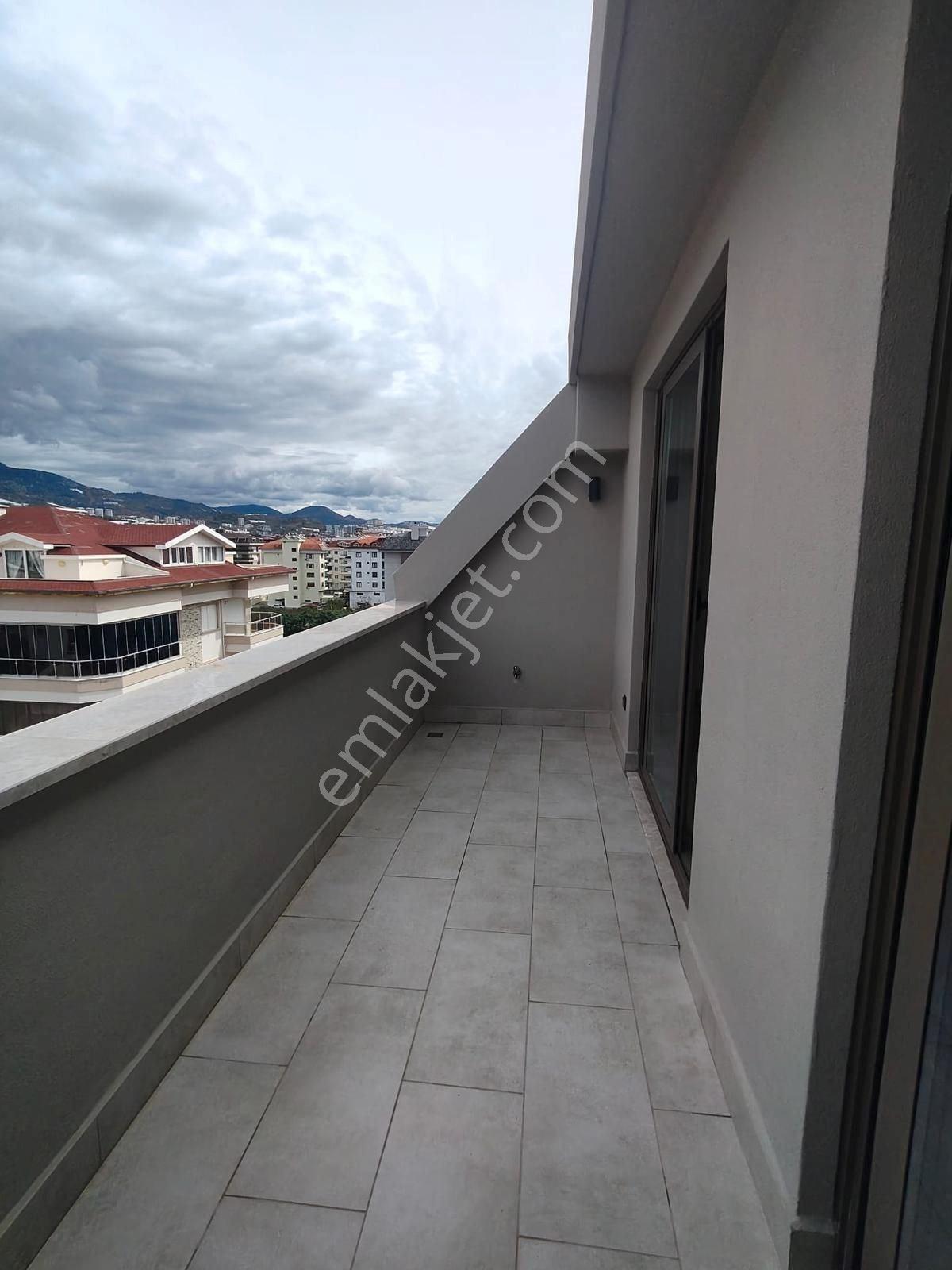 Alanya Kestelde Denize İlk Bina 2+1 Yeni Penthouse Satılık Daire — fotoğraf 10