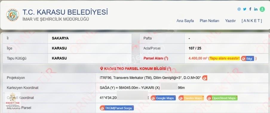 Karasu Köyü Denize 1 Km 4.400M2 Tarla — fotoğraf 8