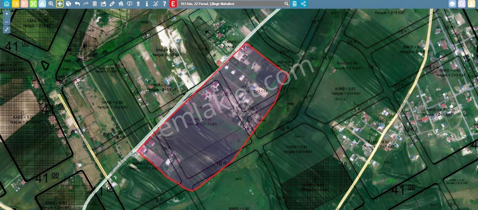 Çilingir Yenişehir İmar Planları İçerisinde Satılık 2080 M2 — fotoğraf 7