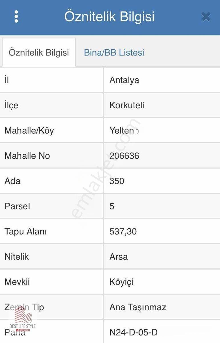 Antalya Korkuteli Yelten'de Fırsat Yatırımlık Arsa — fotoğraf 4
