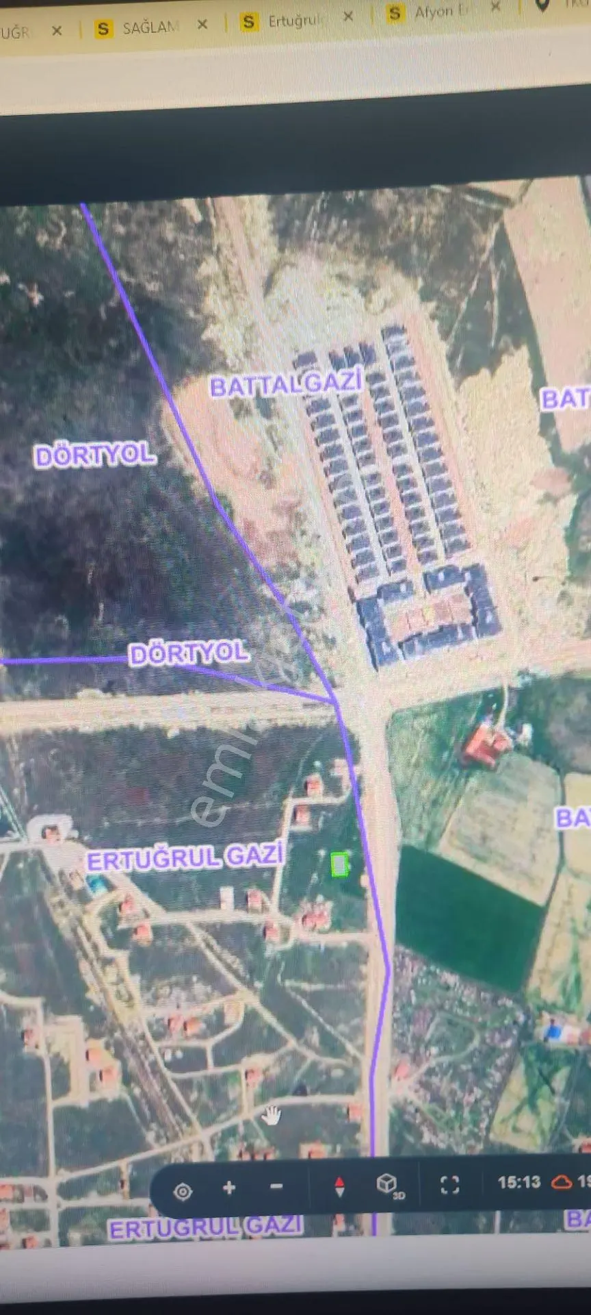 Afyon Tezcan Emlaktan Ertuğrulgazi Mah.400 Lük Arsa