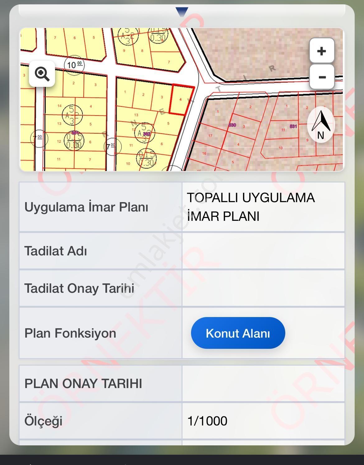 Topallı Da Yatırımlık Konut Veya Villa İmarlı Köşe Parsel