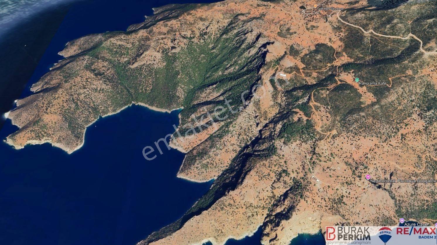 Seydikemer Yediburunlarda 4.138 M² Deniz Manzaralı Satılık Tarla — fotoğraf 10