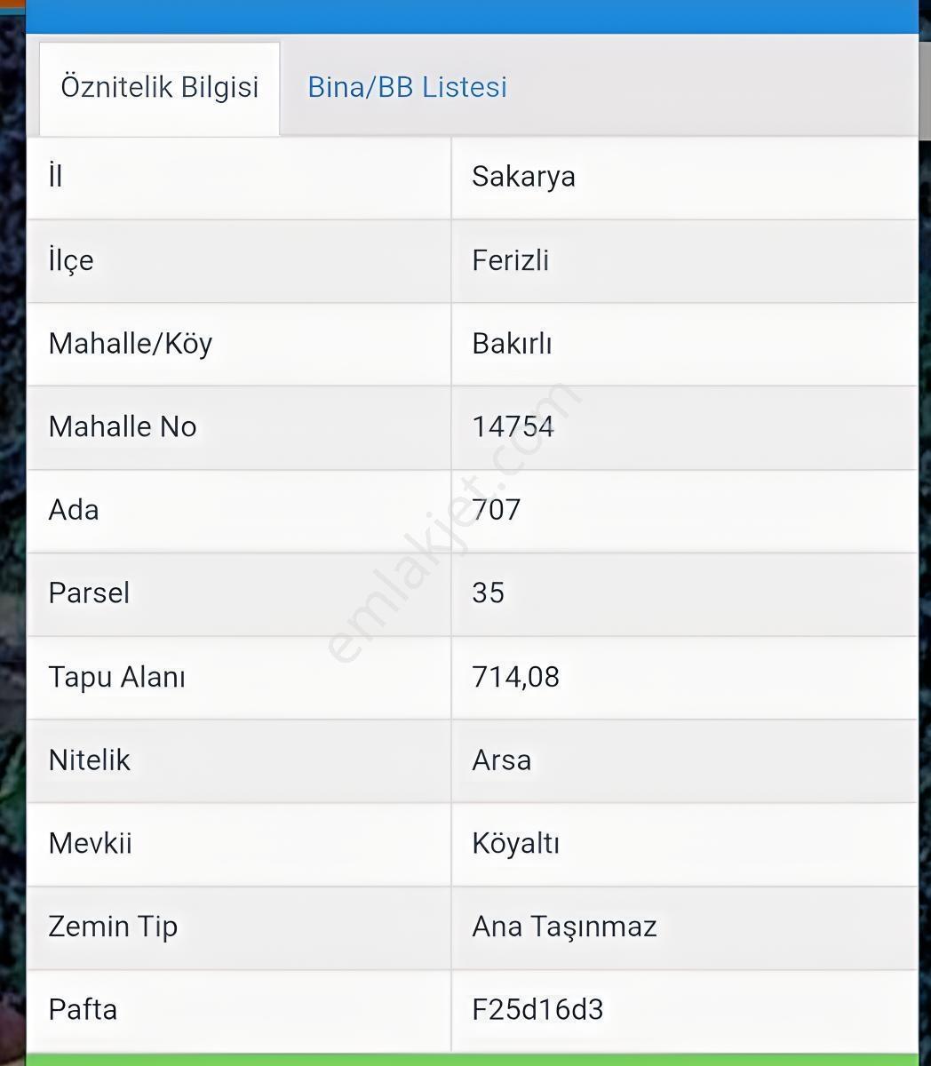 Sakarya / Ferizli / Bakırlıda 714 M² İmarlı Satılık Eşsiz Arsa — fotoğraf 6