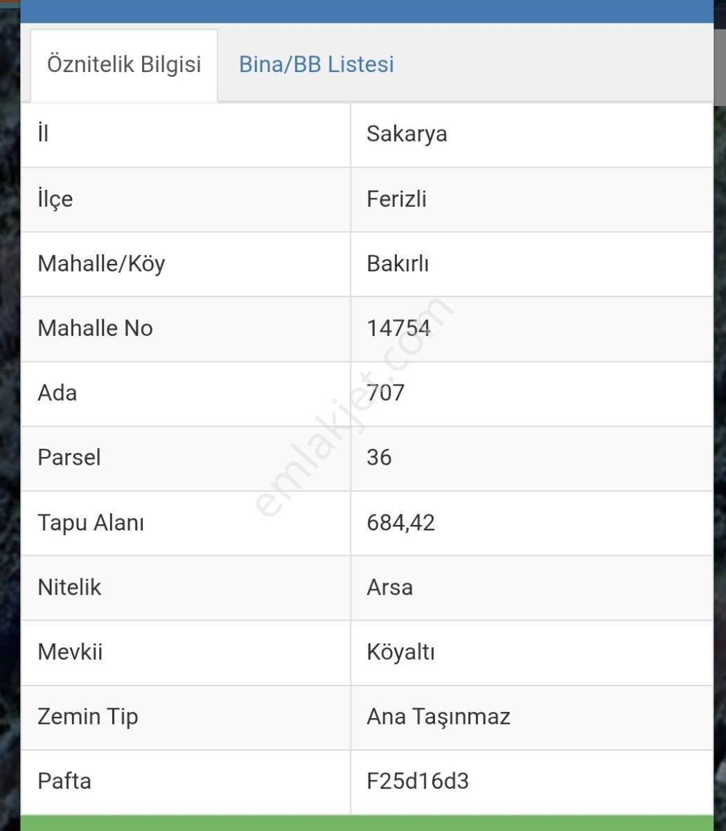 Sakarya / Ferizli / Bakırlıda 714 M² İmarlı Satılık Eşsiz Arsa — fotoğraf 7