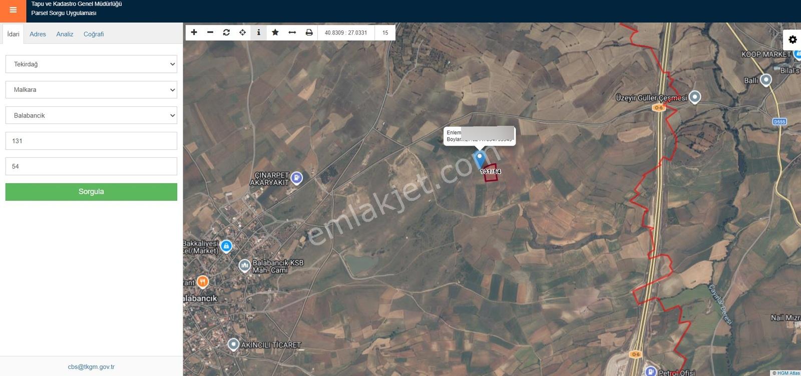Malkara'da Satılık Fırsat Tarla — fotoğraf 3