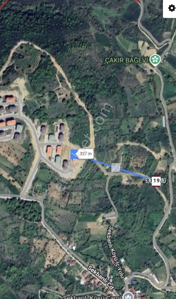 Kocaeli / İzmit / Sekbanlı'Da 971 M² 5 Kat Konut İmarlı Arsa