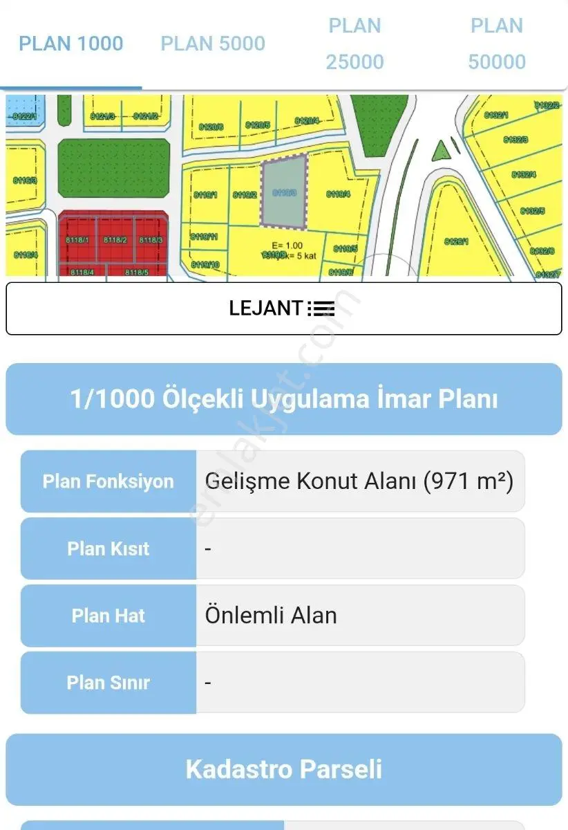 Kocaeli / İzmit / Sekbanlı'da 971 M² 5 Kat Konut İmarlı Arsa — fotoğraf 4