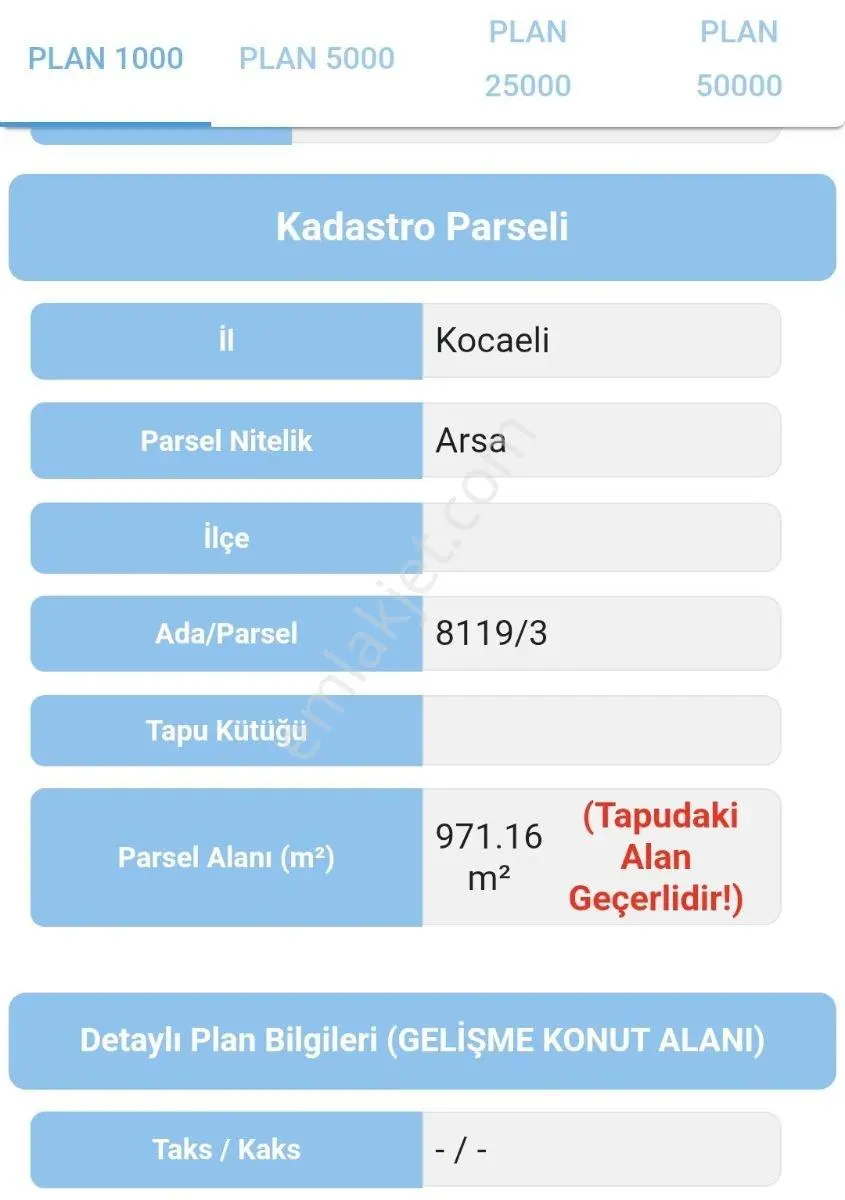 Kocaeli / İzmit / Sekbanlı'da 971 M² 5 Kat Konut İmarlı Arsa — fotoğraf 5