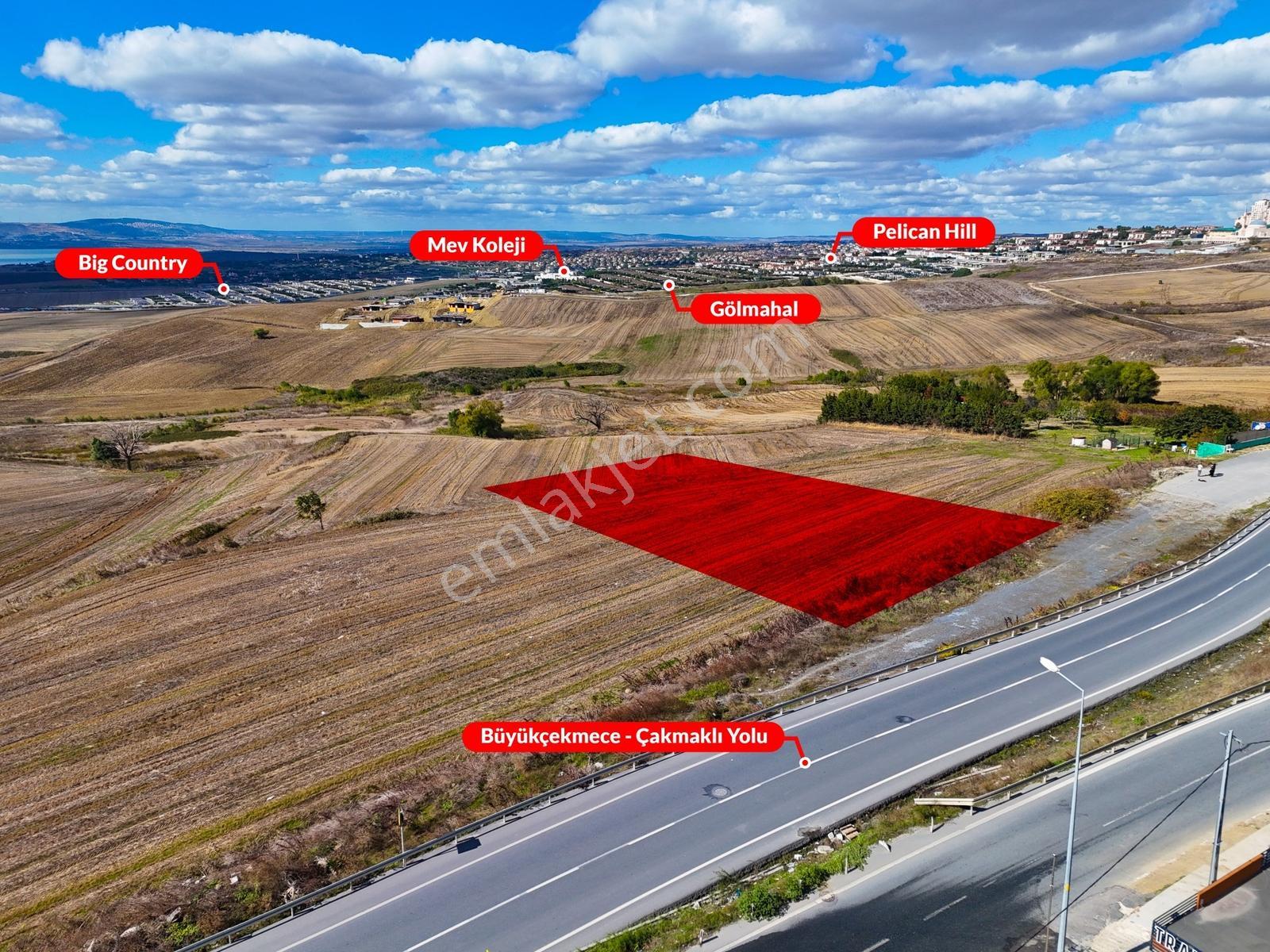 Büyükçekmece'de Göl Manzaralı 2.500 M² İmarlı Arsa — fotoğraf 6