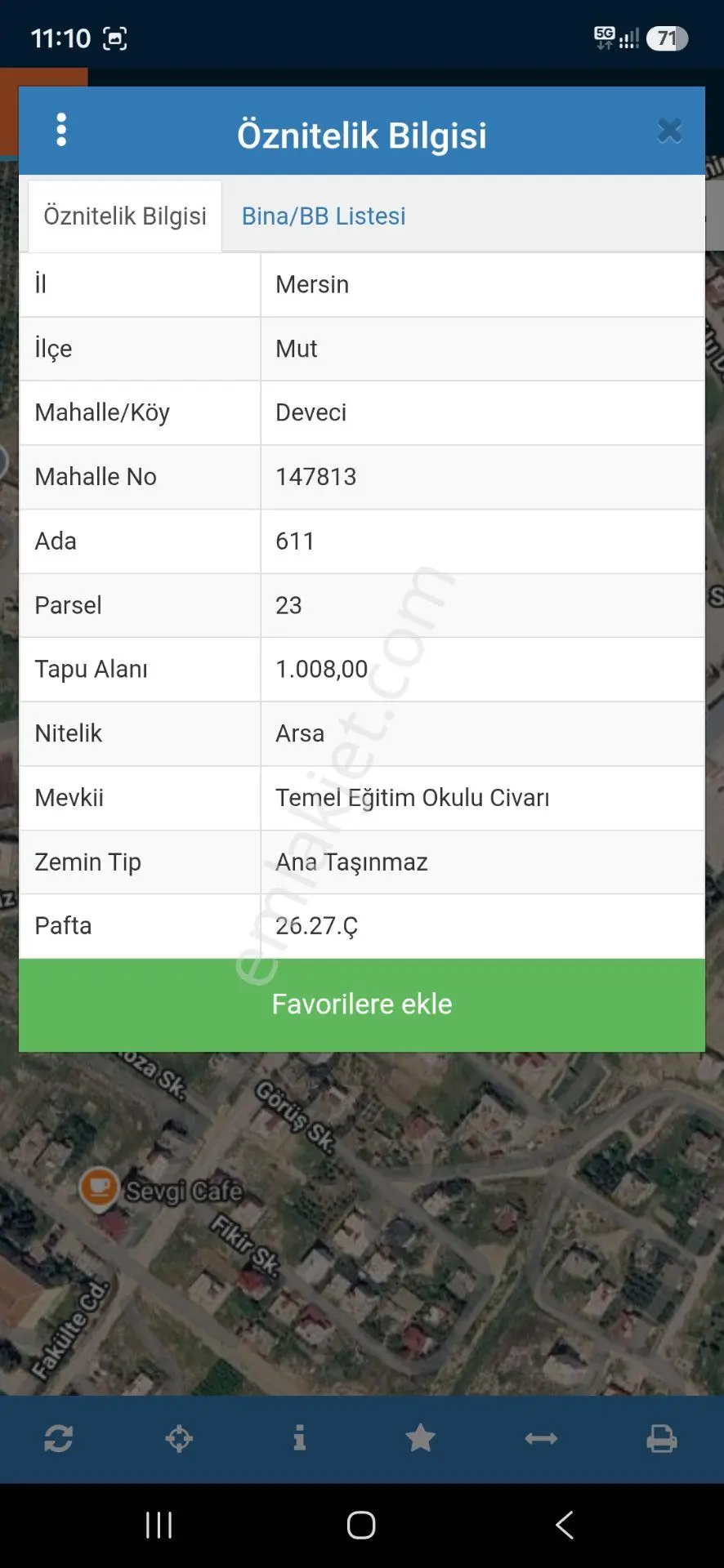 Mersin Mut Deveci Mahallesinde 1008.m² Konut İmarlı Arsa — fotoğraf 2
