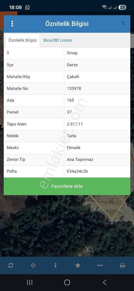 Sinop Gerze İmar Vasfında Manzaralı Tarla — fotoğraf 24