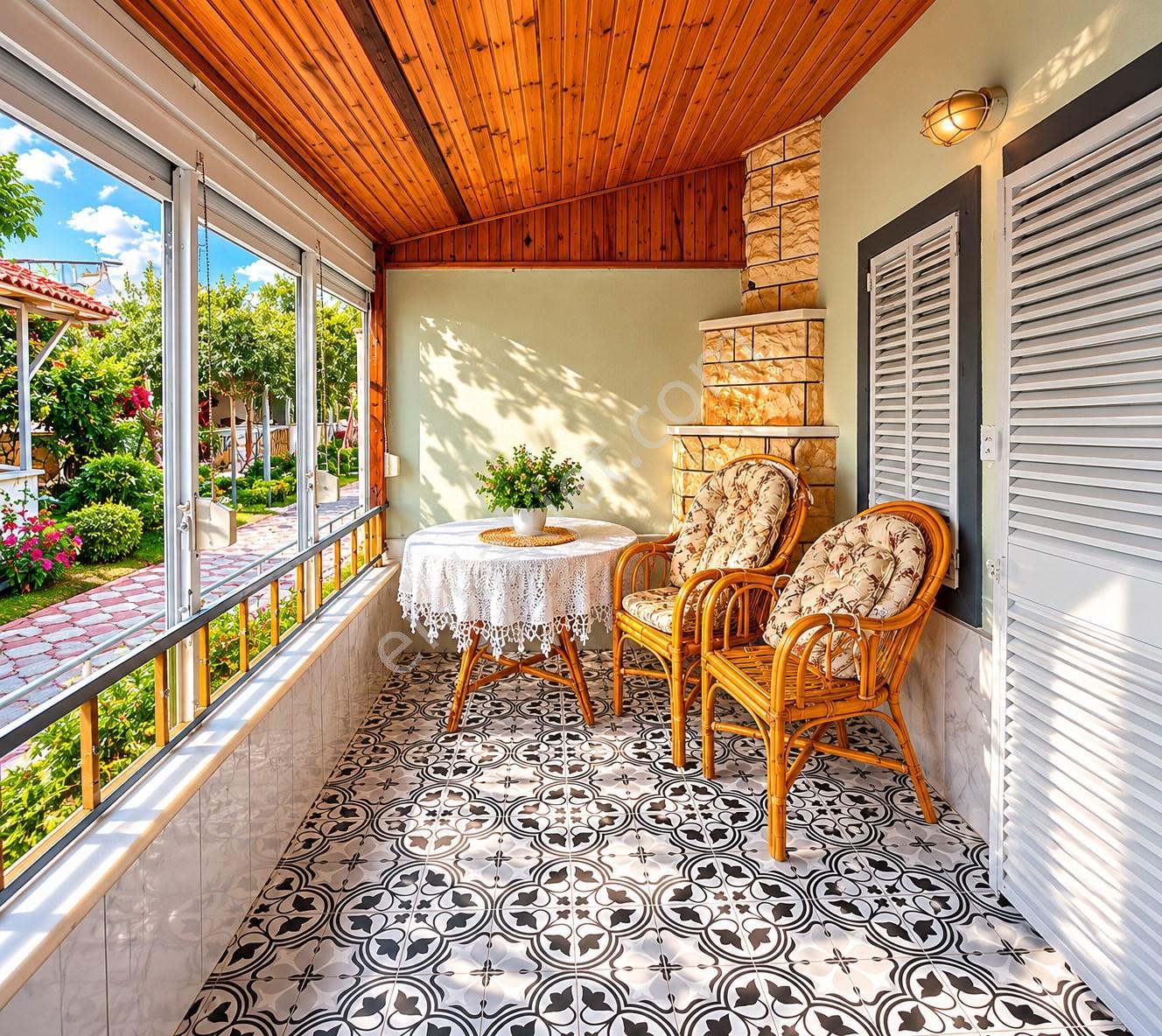 Alanya'da Denize 350 Mt. Mesafede 2+1 Bahçeli Satılık Villa — fotoğraf 19