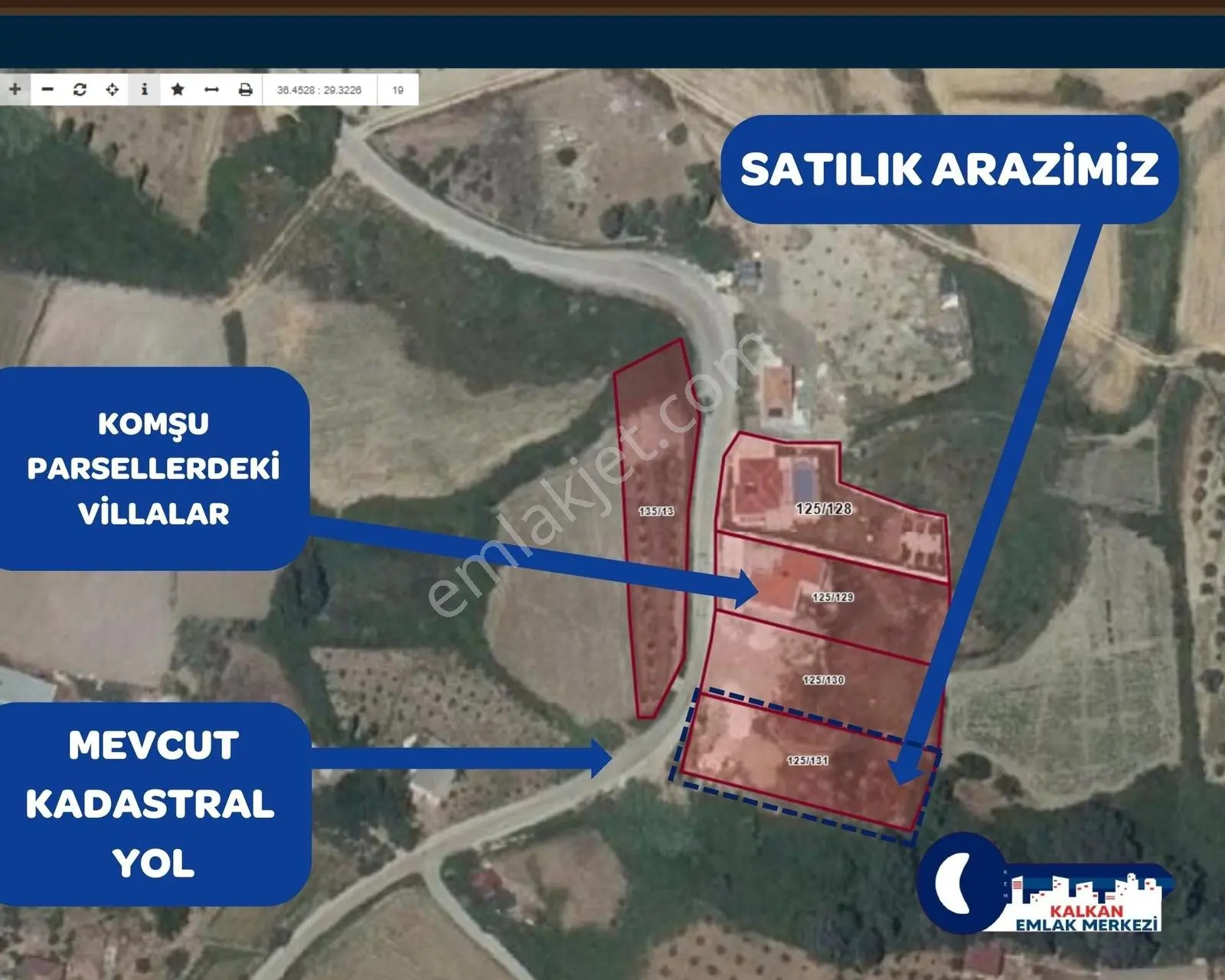 Demirlerde Köy Yerleşik İmarlı 2 Villalık Arazi — fotoğraf 2