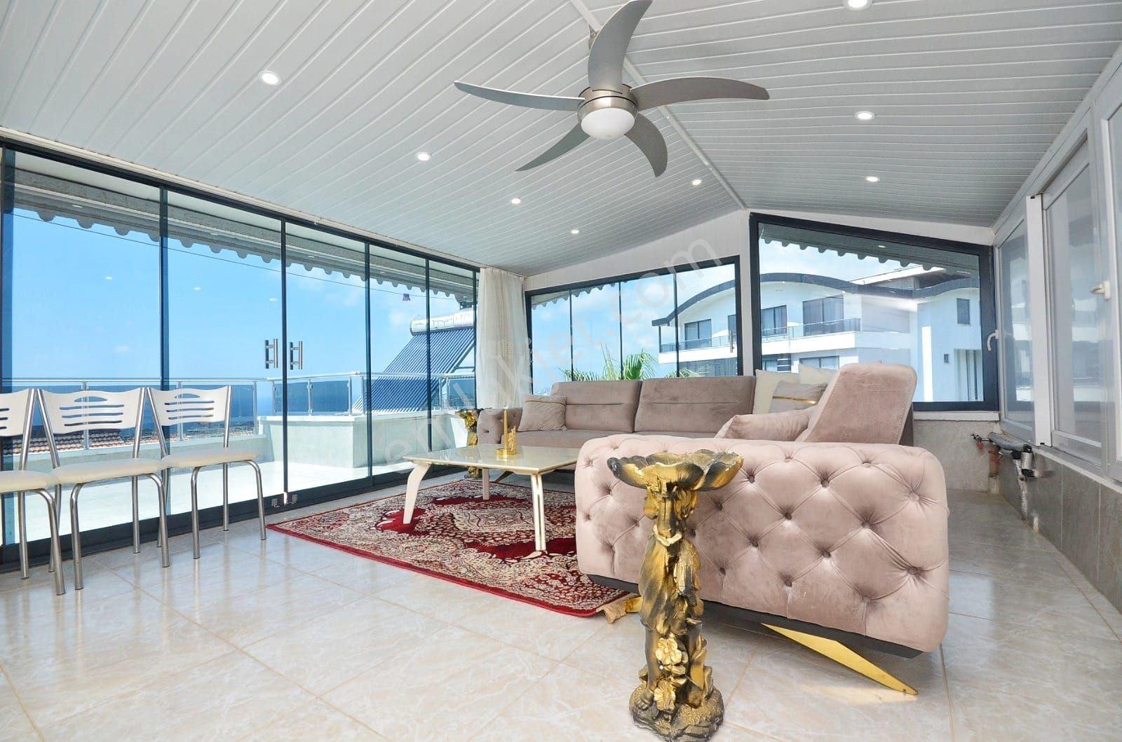 Alanya Kargıcak’ta Deniz Manzaralı Ve Mobilyalı 3+2 Villa — fotoğraf 10