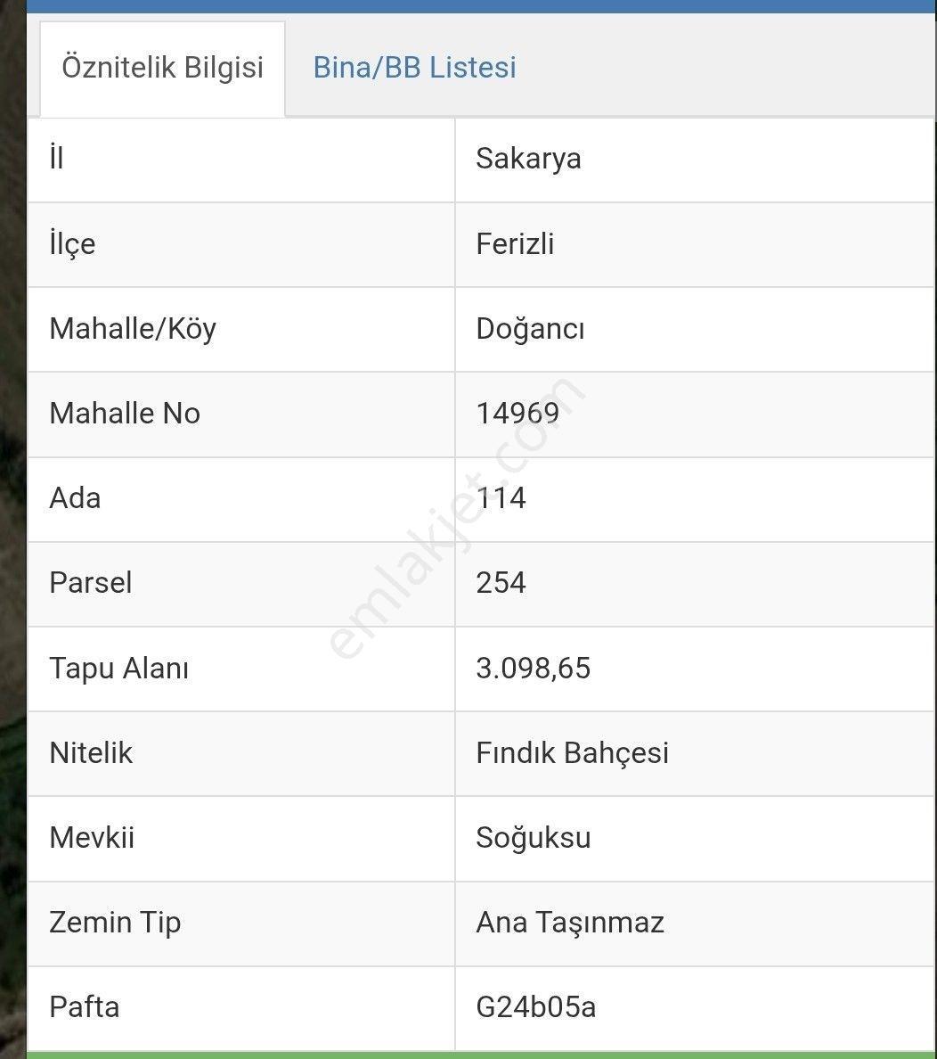 Sakarya/Ferizli/Doğancıda Satılık 3.098,65 M² Tarla — fotoğraf 6