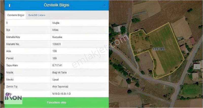 Kuzyaka Köyü' De Elektrik Ve Suyu Olan Satılık Hisseli Parsel — fotoğraf 6