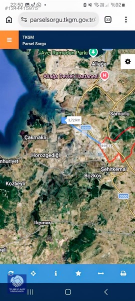 Aliağa'da Satılık 300 M² Tarla: Sanayi Yakını, Yatırım Fırsatı! — fotoğraf 5