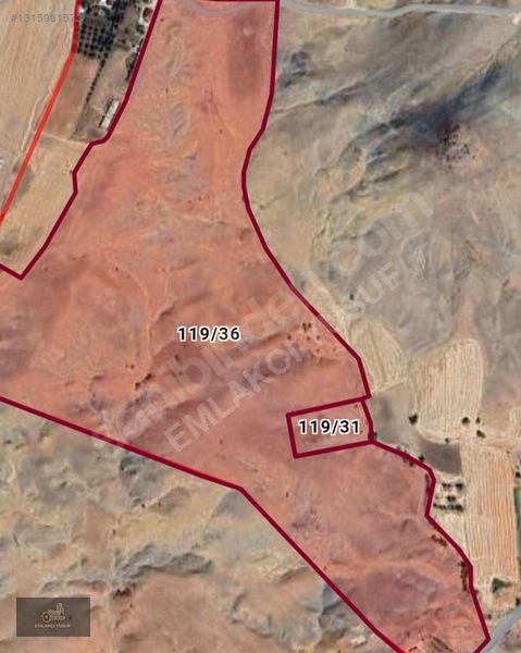 Emlakcı Yusufdan Elazığ Yemişlik'te 5399m² Satılık Tarla — fotoğraf 2