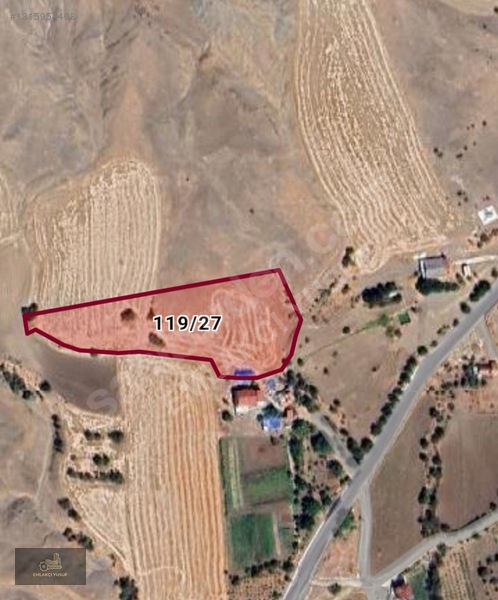 Emlakcı Yusuf Dan Elazığ Yemişlik'Te 7998M² Satılık Tarla
