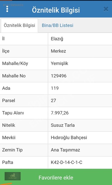 Emlakcı Yusuf Dan Elazığ Yemişlik'te 7998m² Satılık Tarla — fotoğraf 7