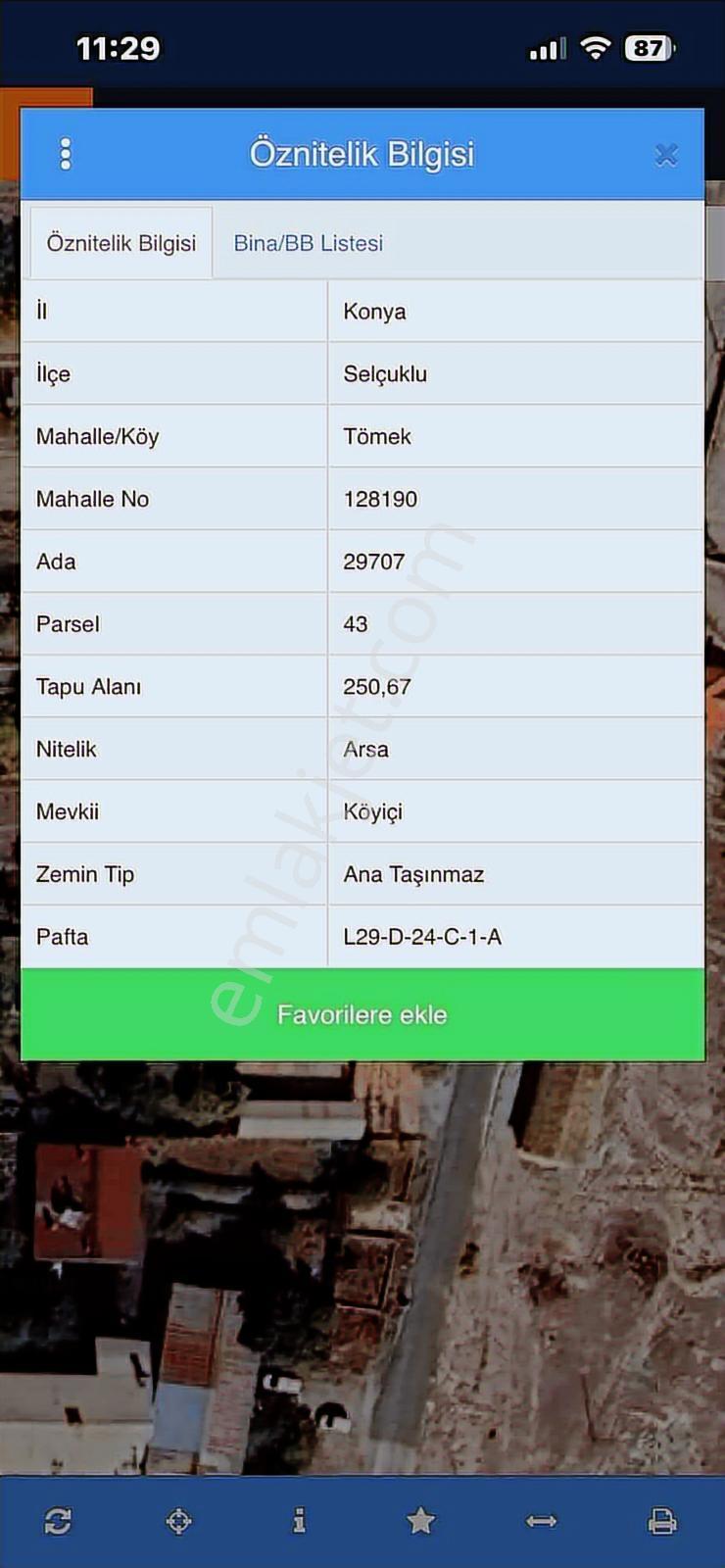 Tömek'Te 250M2 Satılık Arsa (Değerinde Araç Takasına Uygundur )