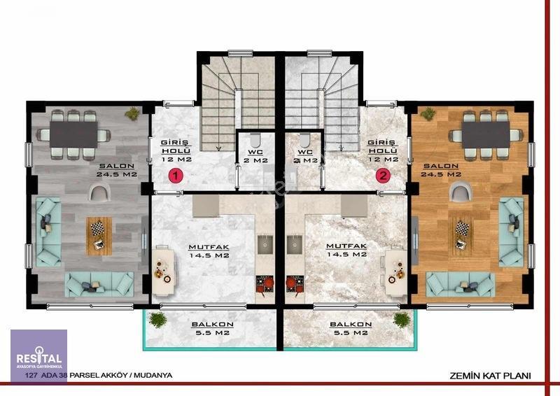 Mudanya Akköy'de Doğayla İç İçe 3+1 Satılık Villa — fotoğraf 9
