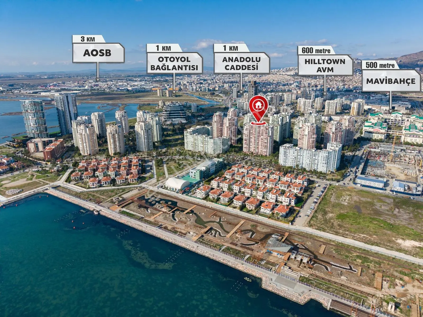 Mavişehir Kuğu Bloklarında Satılık 4+1 Deniz Manzaralı Daire Boş — fotoğraf 2