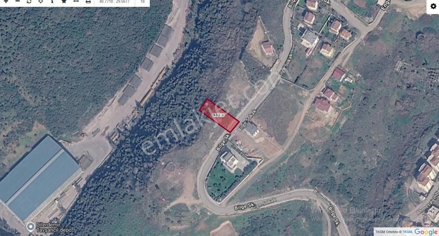Gebze Tavşancıl Da Villalık Deniz Manzaralı 793 M2 Arsa — fotoğraf 4