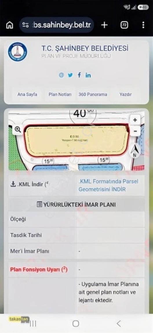 Kızılhisar En Güzel Konumunda Villa Arsası — fotoğraf 3